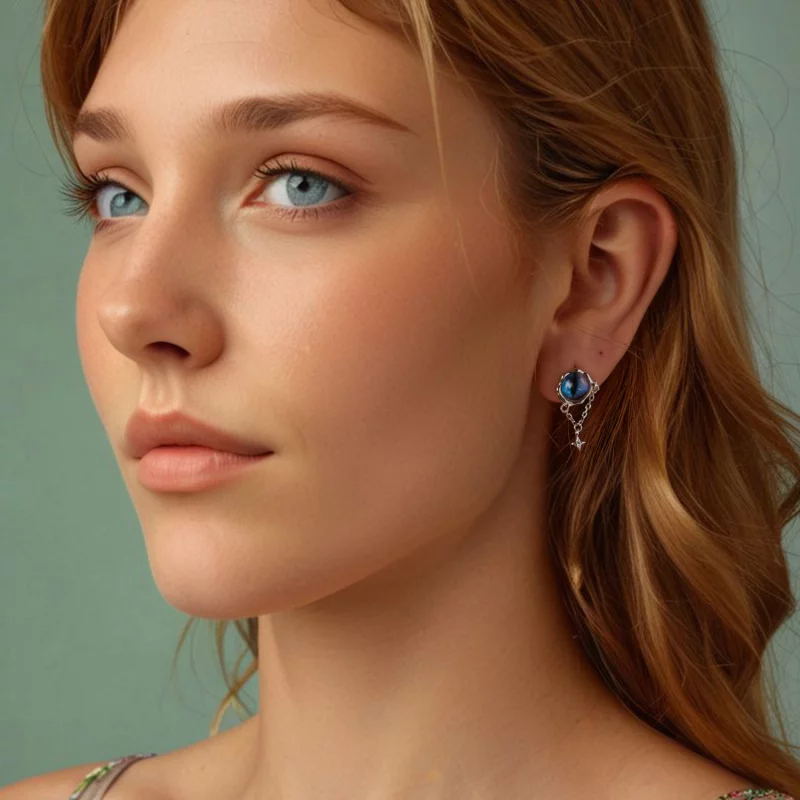 (image pour) Boucles d'oreille Œil du Diable PANDORA Style - BSE1092 - Afficher 8