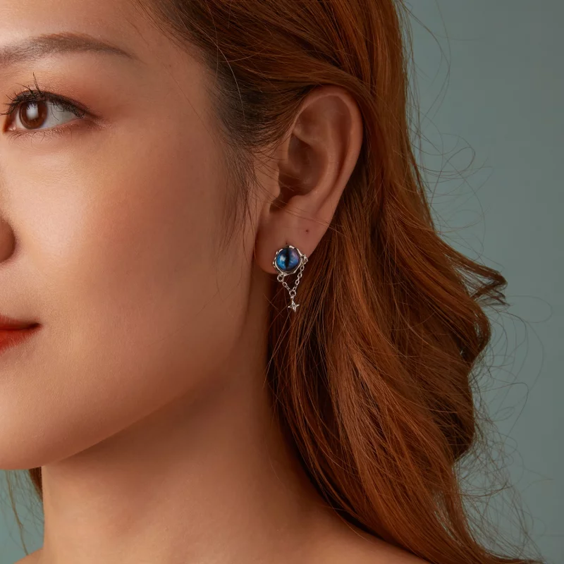 (image pour) Boucles d'oreille Œil du Diable PANDORA Style - BSE1092 - Afficher 10
