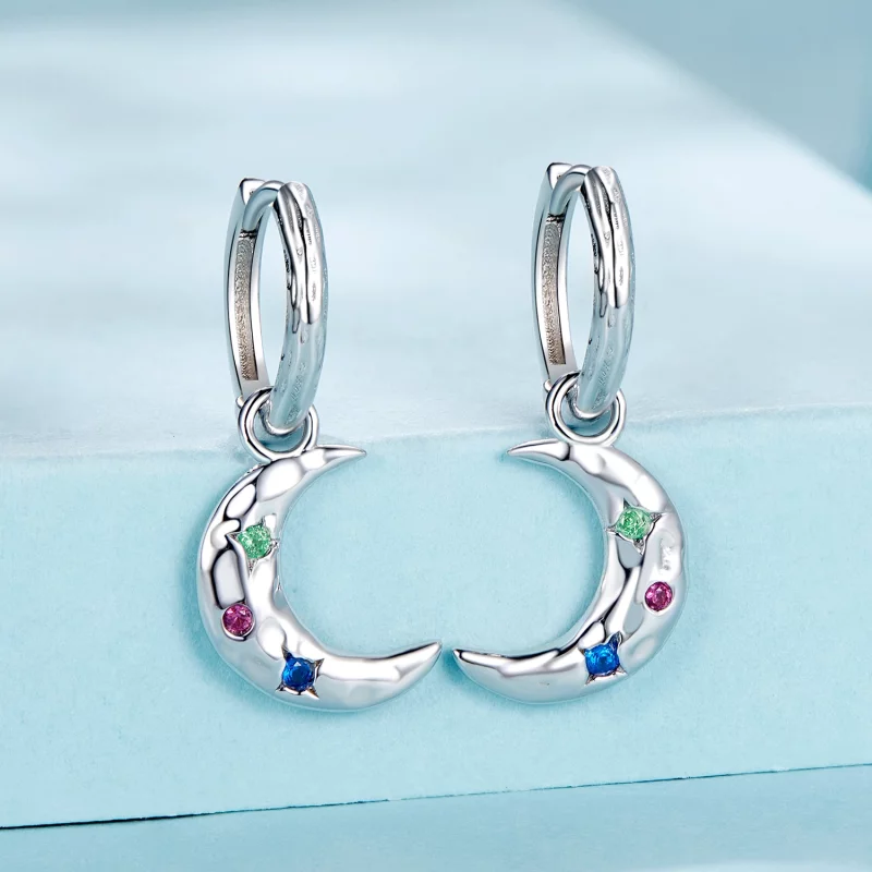 (image pour) Boucles d'oreille Lune PANDORA Style - SCE1778 - Afficher 2