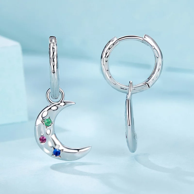 (image pour) Boucles d'oreille Lune PANDORA Style - SCE1778 - Afficher 3