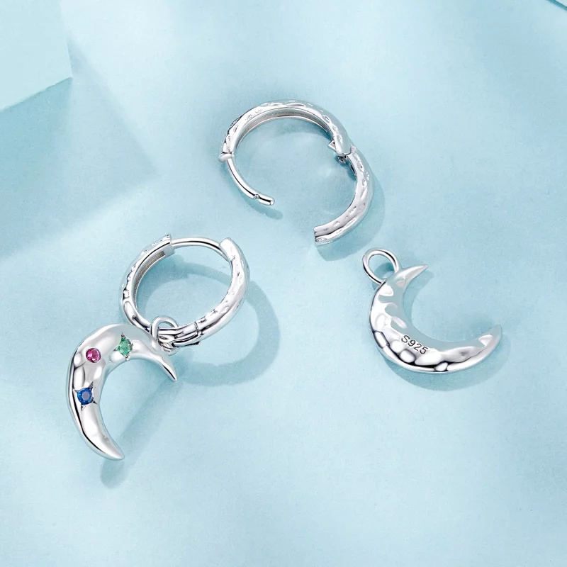 (image pour) Boucles d'oreille Lune PANDORA Style - SCE1778 - Afficher 4