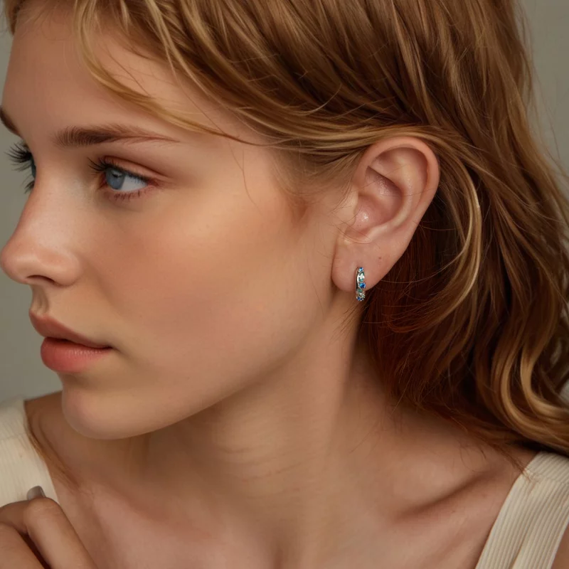 (image pour) Boucles d'oreille PANDORA Style Gravel - BSE1059 - Afficher 7