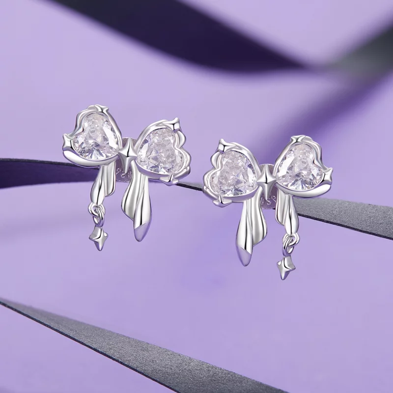 (image pour) Boucles d'oreille style nœud PANDORA - BSE1061 - Afficher 2
