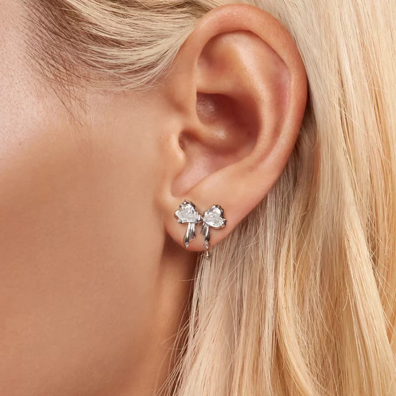 (image pour) Boucles d'oreille style nœud PANDORA - BSE1061 - Afficher 5