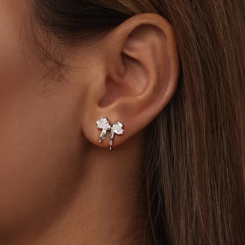 (image pour) Boucles d'oreille style nœud PANDORA - BSE1061 - Afficher 6