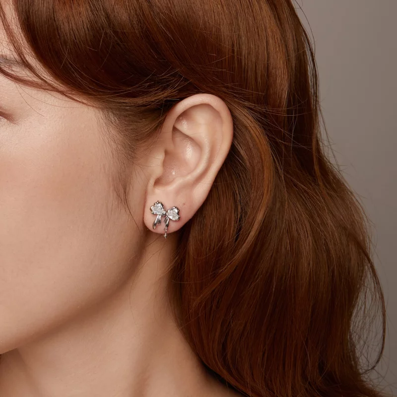 (image pour) Boucles d'oreille style nœud PANDORA - BSE1061 - Afficher 10