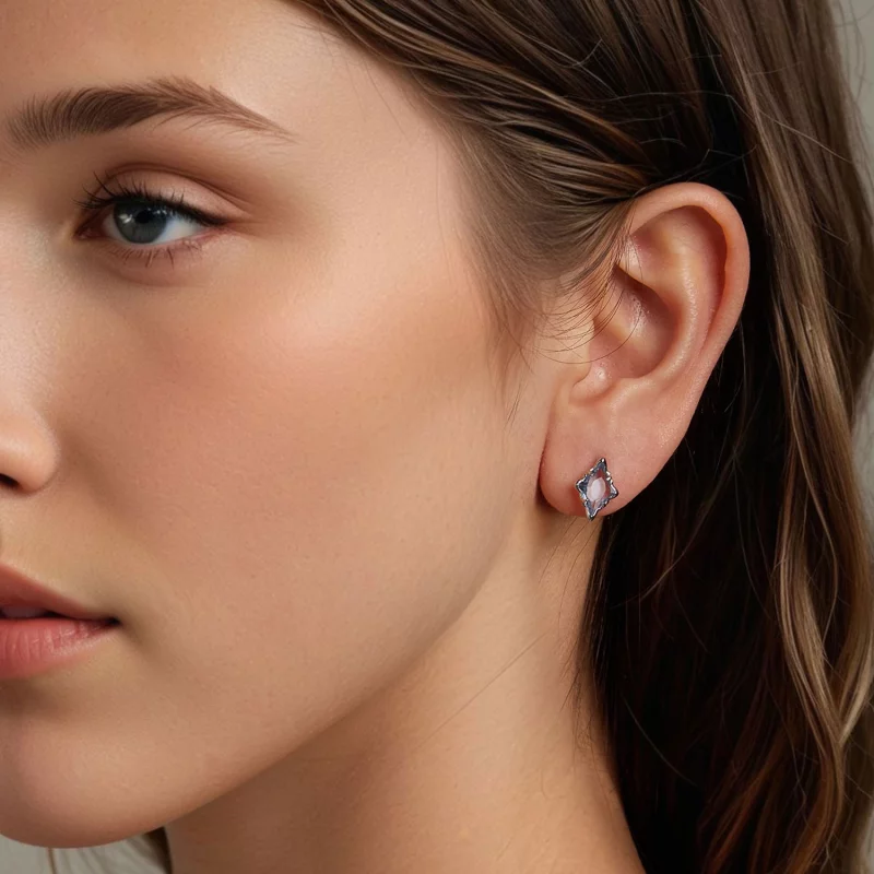 (image pour) Boucles d'oreille Style Étoile PANDORA - BSE1050 - Afficher 7