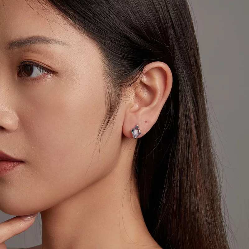 (image pour) Boucles d'oreille Style Étoile PANDORA - BSE1050 - Afficher 9
