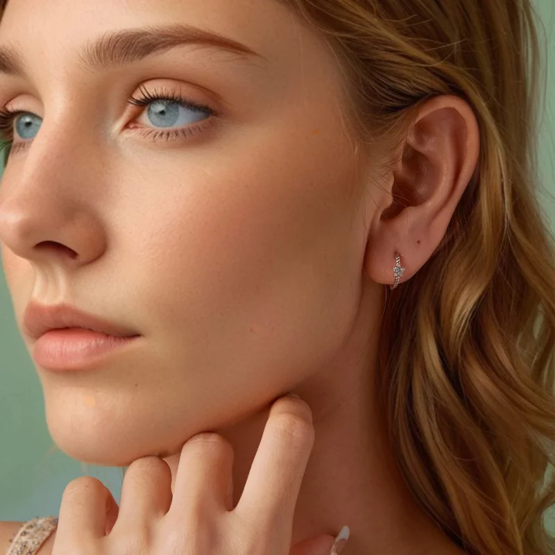 (image pour) Boucles d'oreille Style Étoile PANDORA - BSE1090 - Afficher 7