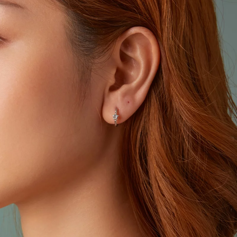 (image pour) Boucles d'oreille Style Étoile PANDORA - BSE1090 - Afficher 9