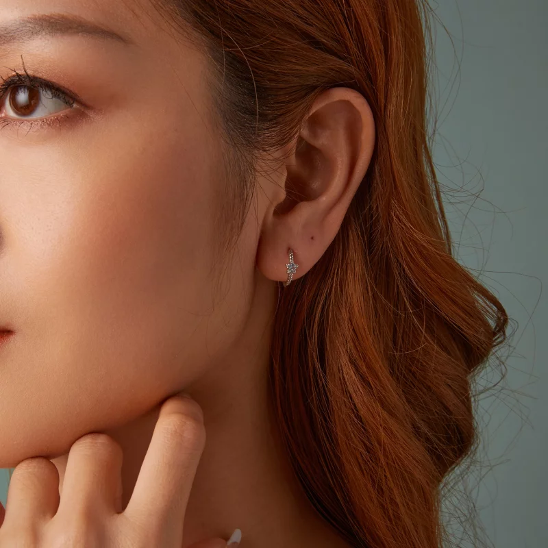 (image pour) Boucles d'oreille Style Étoile PANDORA - BSE1090 - Afficher 10