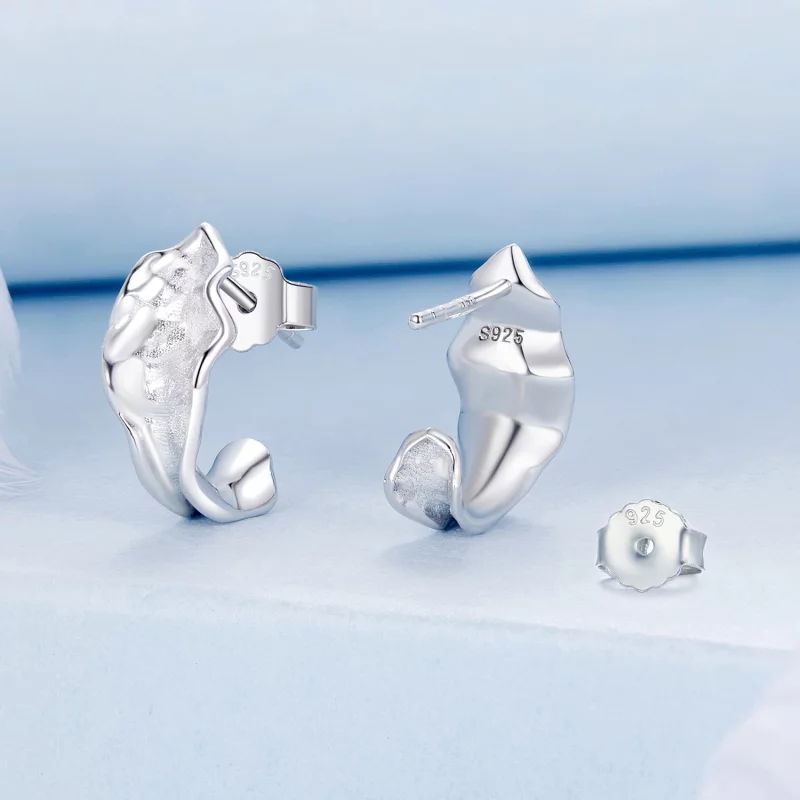 (image pour) Boucles d'oreilles argent scintillant style PANDORA - BSE1062 - Afficher 2