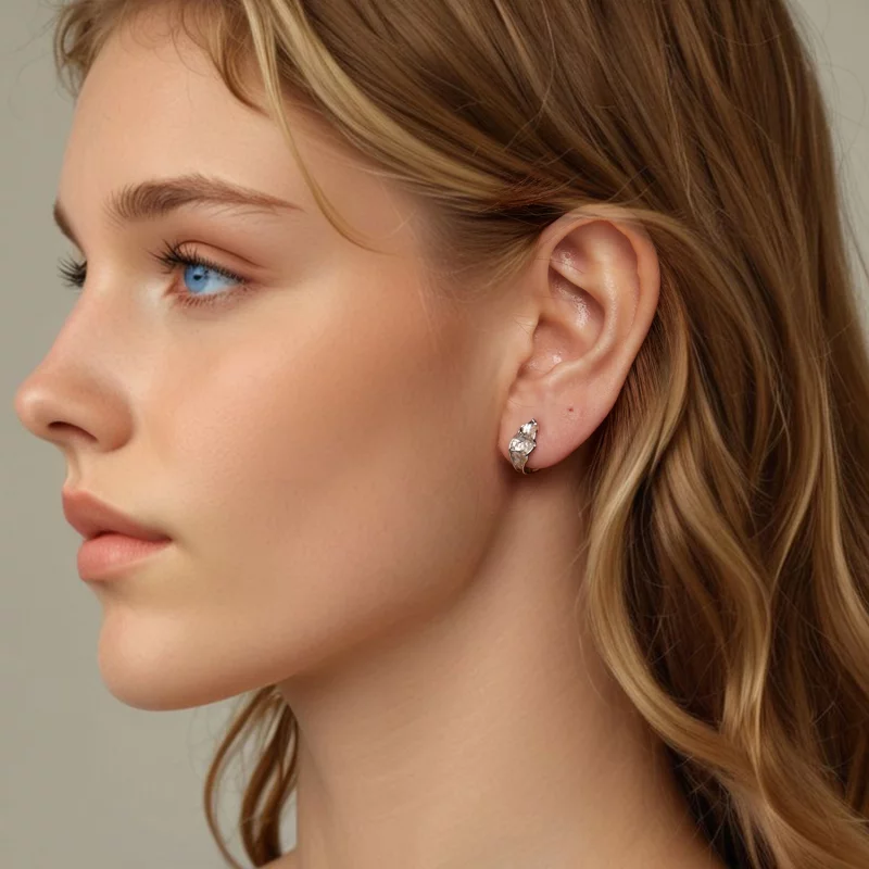 (image pour) Boucles d'oreilles argent scintillant style PANDORA - BSE1062 - Afficher 7