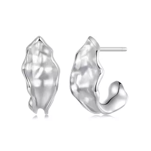 Boucles d'oreilles argent scintillant style PANDORA - BSE1062 (image pour) Boucles d'oreilles argent scintillant style PANDORA - BSE1062