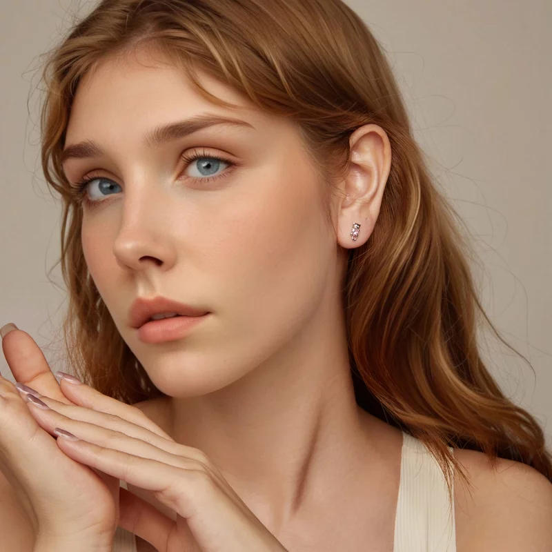 (image pour) Boucles d'oreilles chat avec cœur PANDORA Style - SCE1773 - Afficher 8