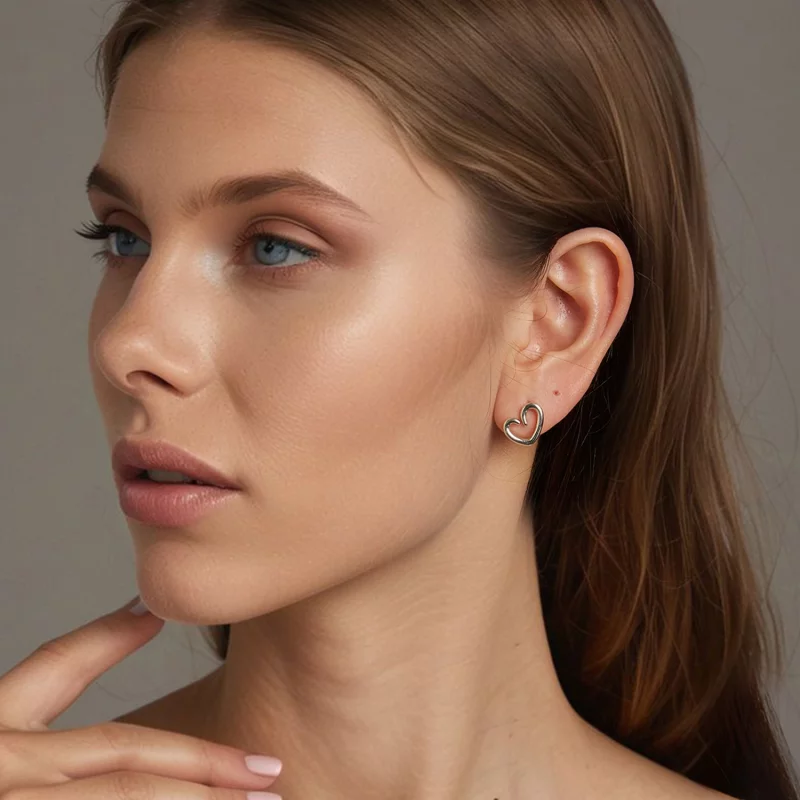 (image pour) Boucles d'oreilles cœur PANDORA Style - SCE1769 - Afficher 7