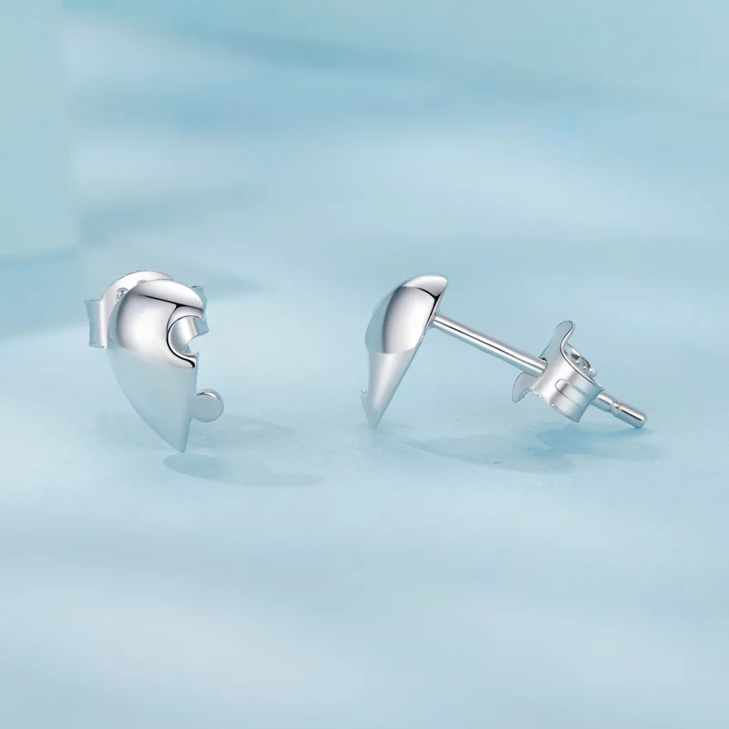 (image pour) Boucles d'oreilles cœur puzzle PANDORA Style - SCE1770 - Afficher 4