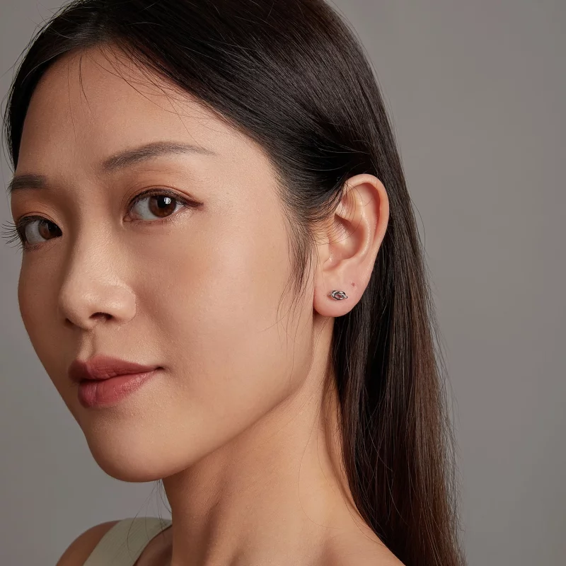 (image pour) Boucles d'oreilles nœud style PANDORA - BSE1051 - Afficher 9