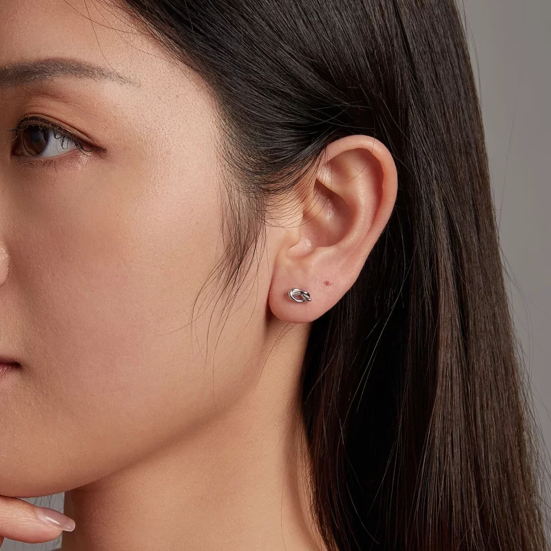 (image pour) Boucles d'oreilles nœud style PANDORA - BSE1051 - Afficher 10