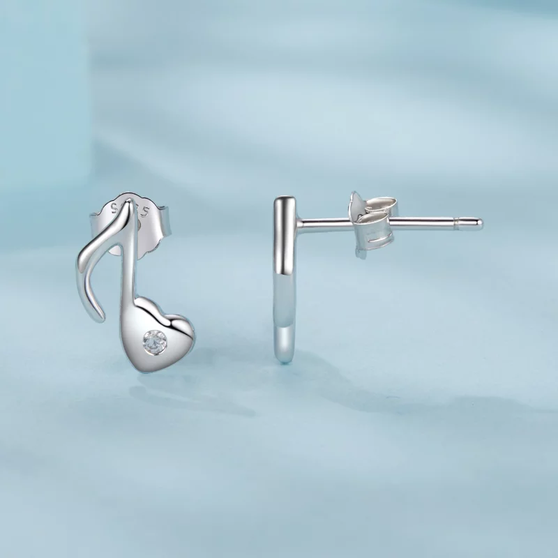 (image pour) Boucles d'oreilles PANDORA Style cœur note de musique - SCE1805 - Afficher 4