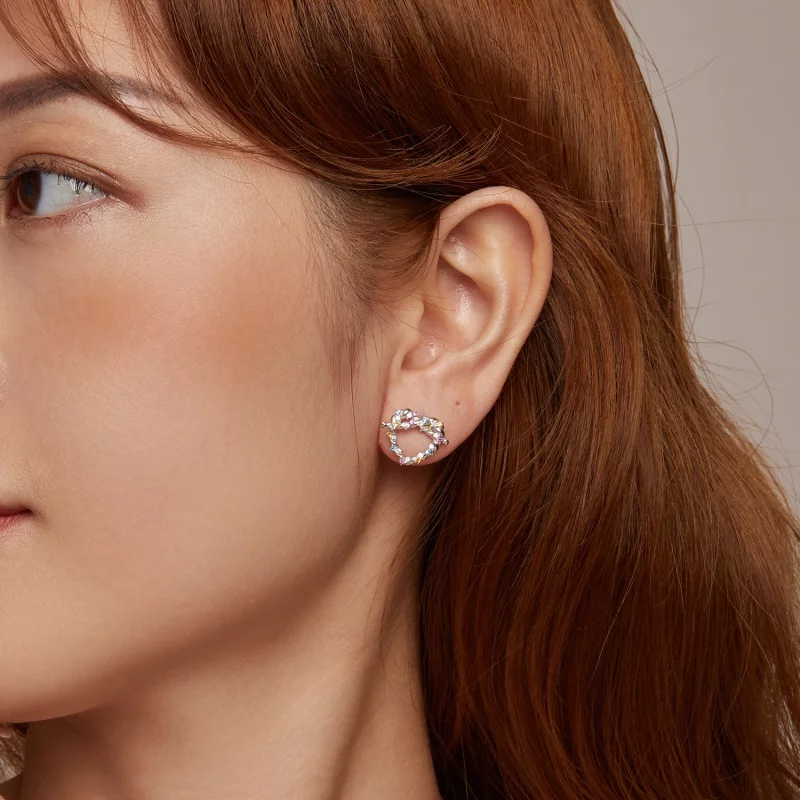 (image pour) Boucles d'oreilles PANDORA Style Heart twist - SCE1776 - Afficher 9