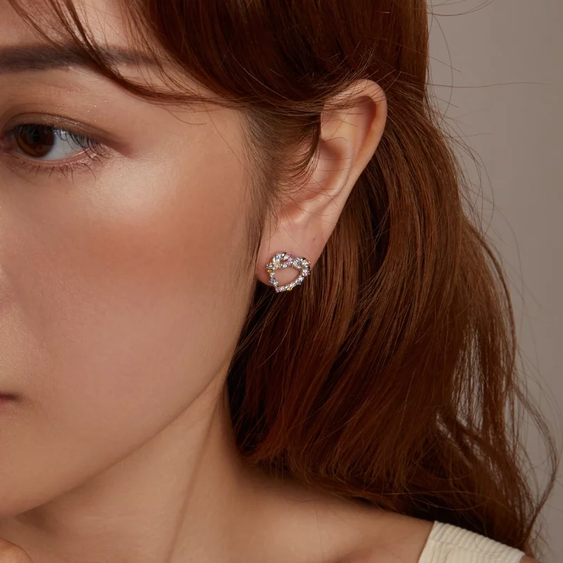 (image pour) Boucles d'oreilles PANDORA Style Heart twist - SCE1776 - Afficher 10