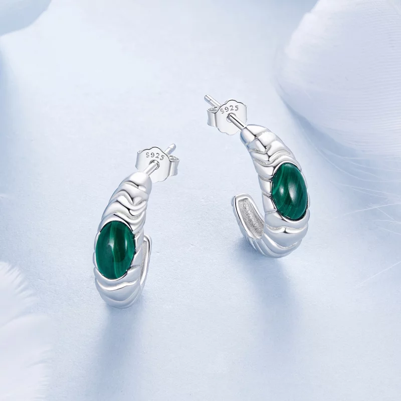 (image pour) Boucles d'oreilles PANDORA Style Malachite - BSE1057 - Afficher 3