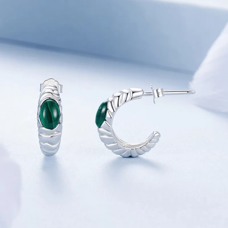 (image pour) Boucles d'oreilles PANDORA Style Malachite - BSE1057 - Afficher 4