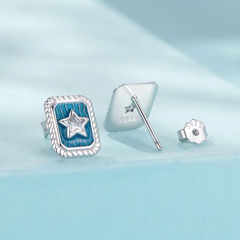 (image pour) Boucles d'oreilles rétro étoile PANDORA Style - SCE1796 - Afficher 2