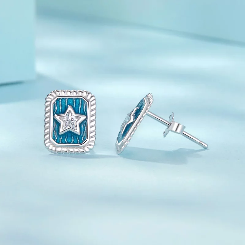 (image pour) Boucles d'oreilles rétro étoile PANDORA Style - SCE1796 - Afficher 4