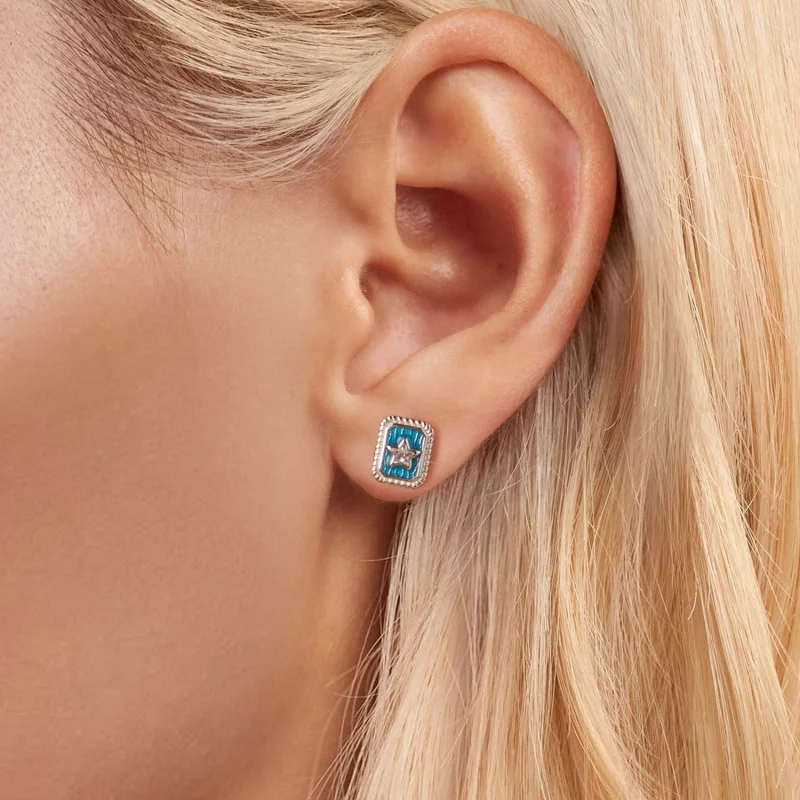 (image pour) Boucles d'oreilles rétro étoile PANDORA Style - SCE1796 - Afficher 5