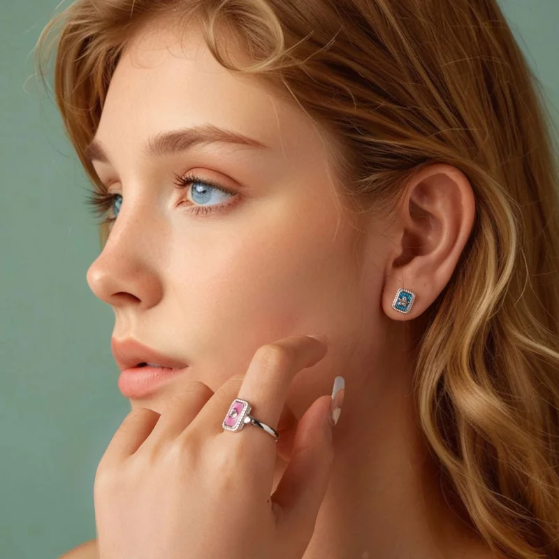 (image pour) Boucles d'oreilles rétro étoile PANDORA Style - SCE1796 - Afficher 8