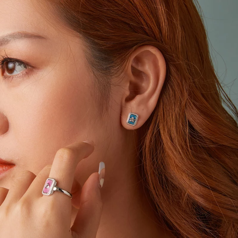 (image pour) Boucles d'oreilles rétro étoile PANDORA Style - SCE1796 - Afficher 10