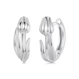 (image pour) Boucles d'oreilles Style Tulipe PANDORA - BSE1085