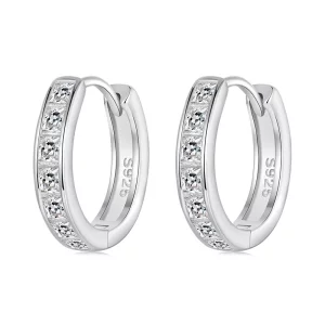 Boucles d'oreilles étincelantes Princesse Carré de style PANDORA - BSE1102 (image pour) Boucles d'oreilles étincelantes Princesse Carré de style PANDORA - BSE1102