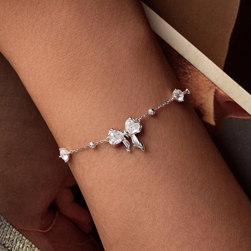 (image pour) Bracelet PANDORA Style avec Nœud Étincelant - BSB188 - Afficher 3