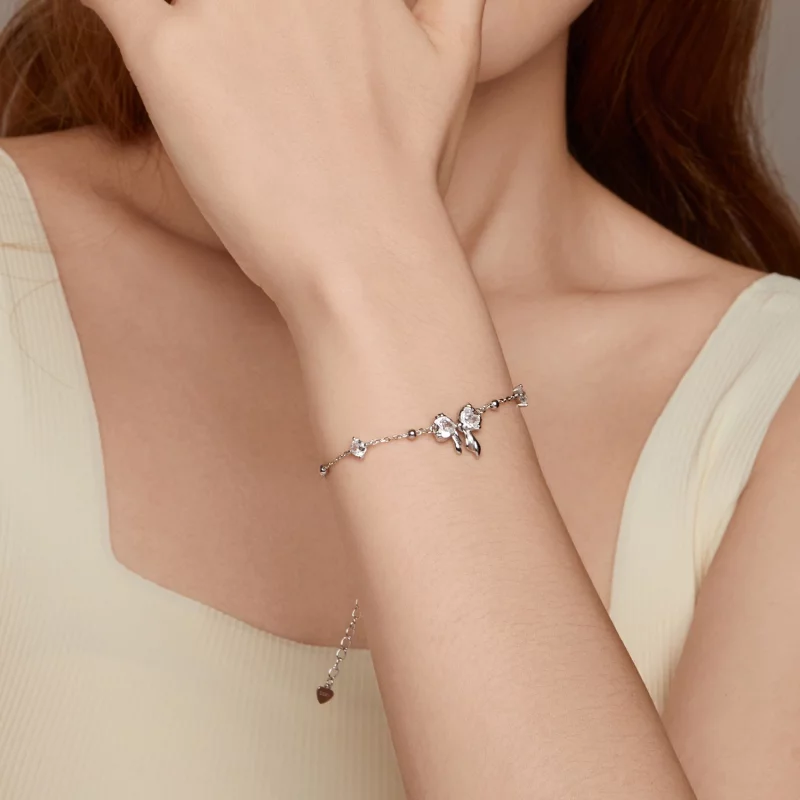 (image pour) Bracelet PANDORA Style avec Nœud Étincelant - BSB188 - Afficher 9