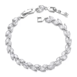 Bracelet PANDORA Style Feuille d'Olive - YIB069-A (image pour) Bracelet PANDORA Style Feuille d'Olive - YIB069-A