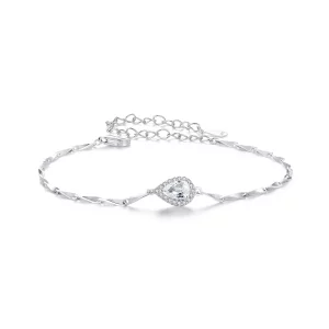 (image pour) Bracelet PANDORA Style Goutte d'Eau Étincelant - BSB185