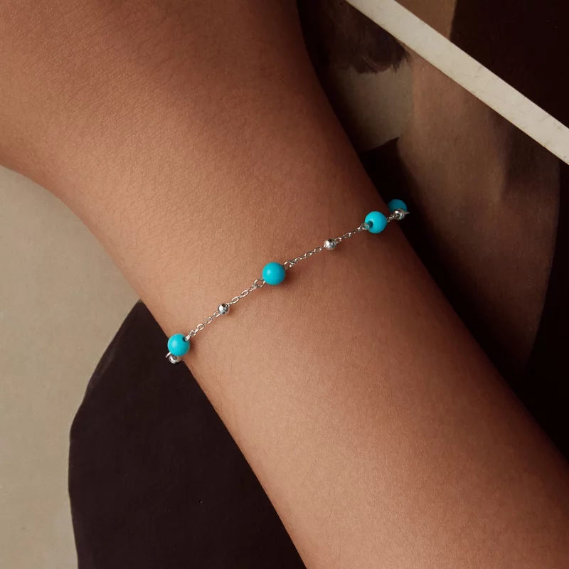 (image pour) Bracelet PANDORA Style Turquoise - BSB197 - Afficher 6