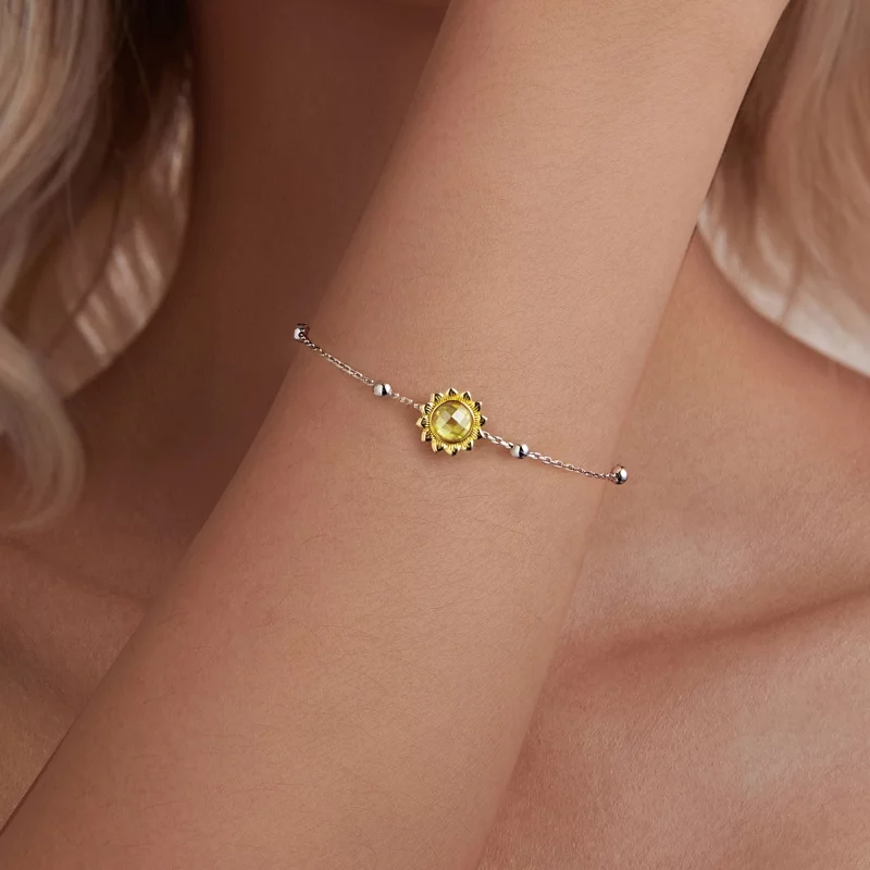 (image pour) Bracelet Tournesol Style PANDORA - SCB282 - Afficher 6