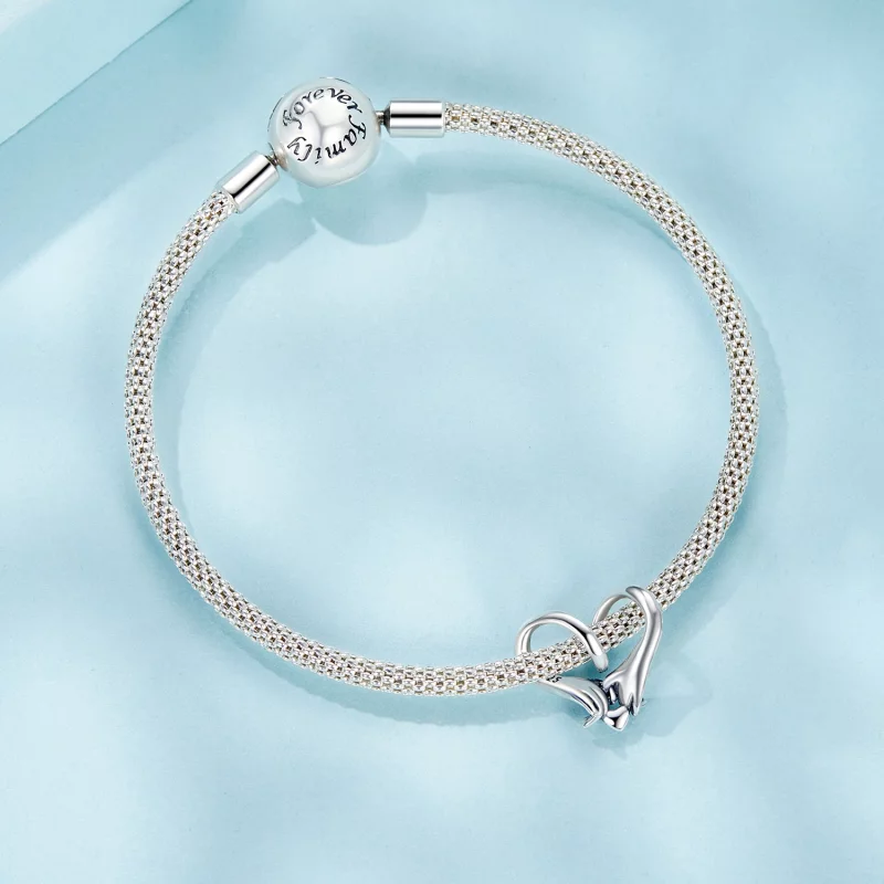 (image pour) Charme Accord de Style PANDORA avec Crochet - SCC2851 - Afficher 5