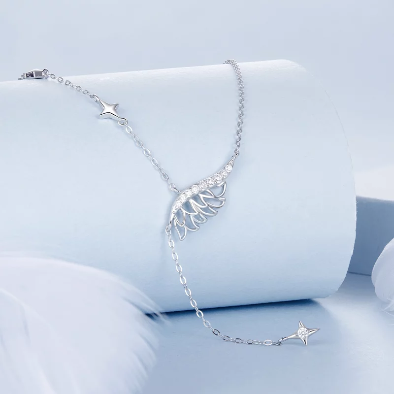 (image pour) Collier Ailes Style PANDORA - BSN395 - Afficher 2