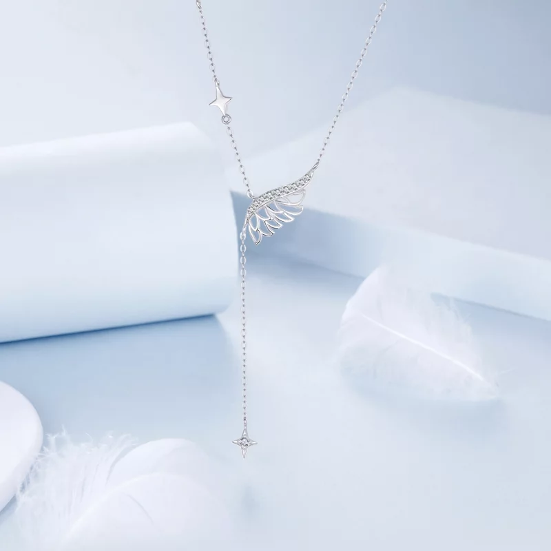 (image pour) Collier Ailes Style PANDORA - BSN395 - Afficher 3