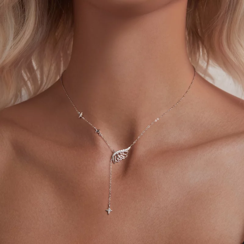(image pour) Collier Ailes Style PANDORA - BSN395 - Afficher 5