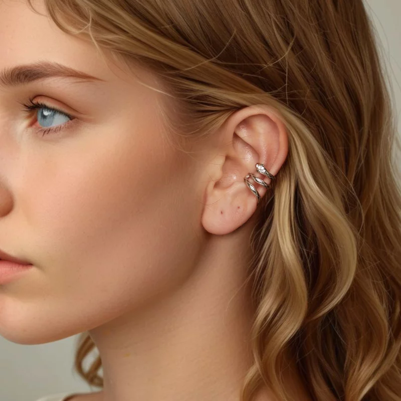 (image pour) Collier d'oreille Style Serpent PANDORA - SCE1779 - Afficher 7