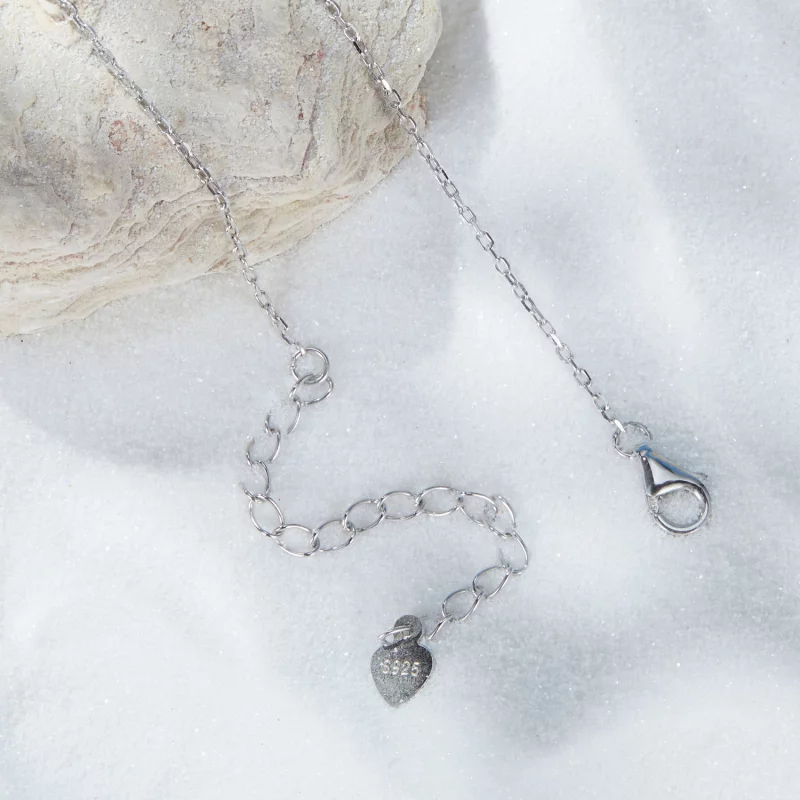 (image pour) Collier Flocon de Neige Style PANDORA - BSN364 - Afficher 5