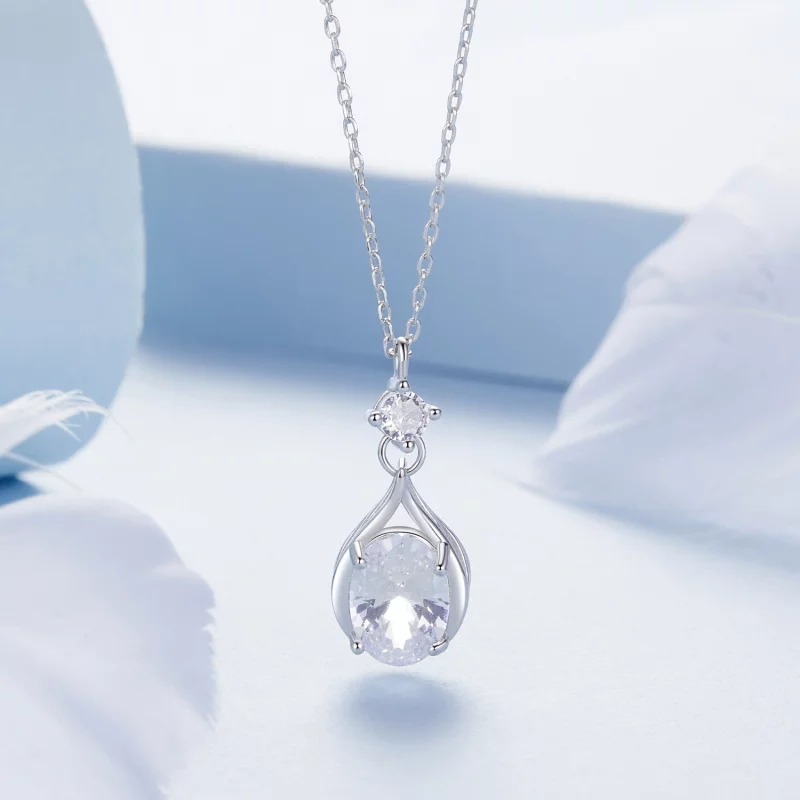 (image pour) Collier Goutte de Style PANDORA - BSN402 - Afficher 3