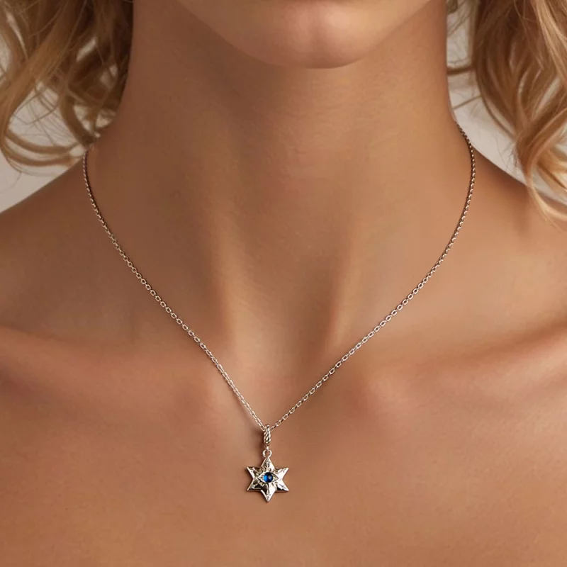 (image pour) Collier Œil de Démons Étoilé PANDORA Style - BSN397 - Afficher 4