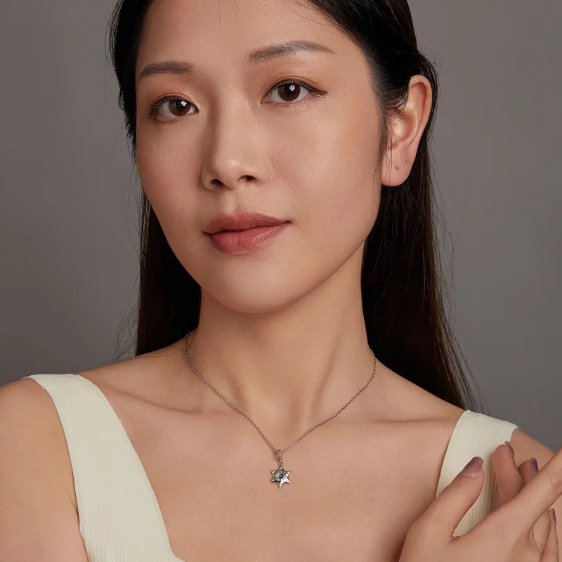 (image pour) Collier Œil de Démons Étoilé PANDORA Style - BSN397 - Afficher 7